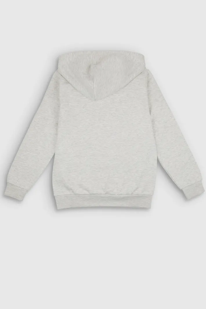 Teddy Smith Sweat à capuche S-NARK HOODY JR BLANC IVOIRE CHINE BLANCIVOIRECHINE Discount