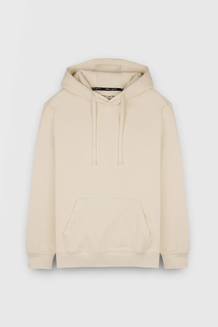 Teddy Smith Sweat à capuche S-NARK HOODY NATUREL Best Sale