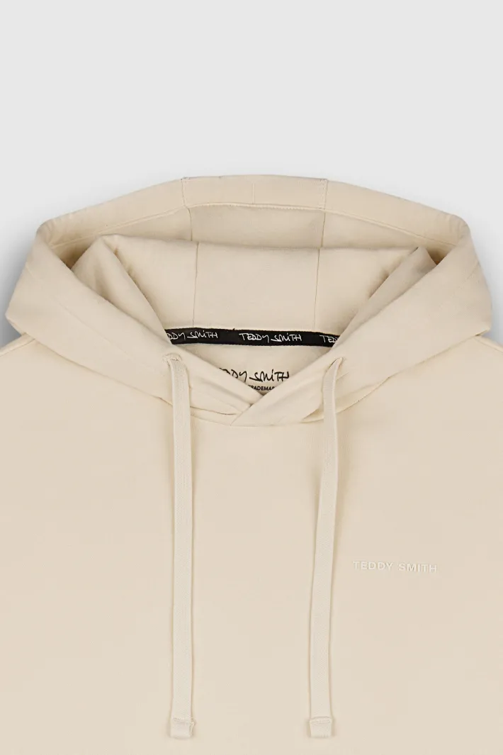Teddy Smith Sweat à capuche S-NARK HOODY NATUREL Best Sale