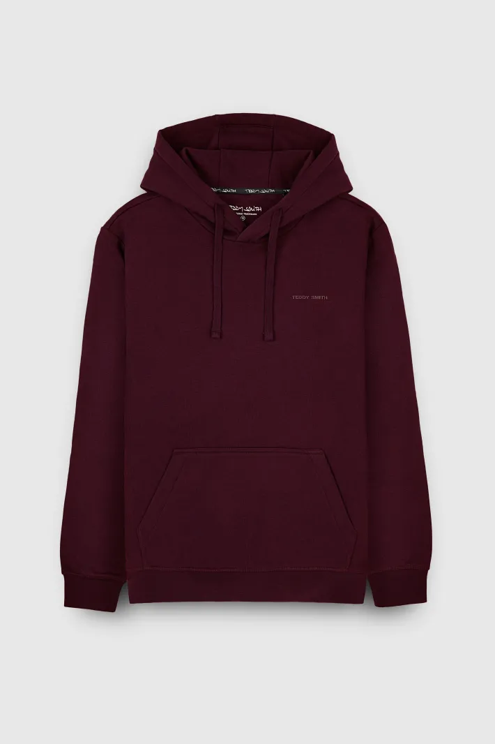 Teddy Smith Sweat à capuche S-NARK HOODY DARK WINE DARKWINE Online