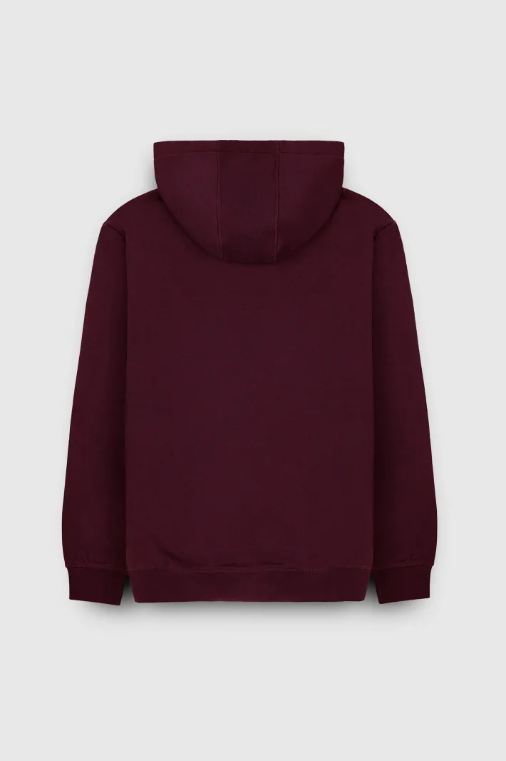 Teddy Smith Sweat à capuche S-NARK HOODY DARK WINE DARKWINE Online