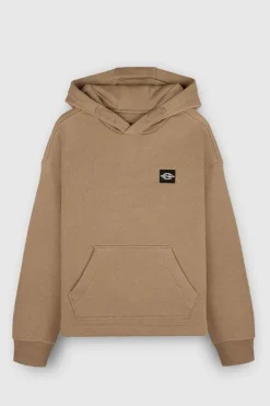 Teddy Smith Sweat à capuche S-SCRATCH HOODY CHATAIN Flash Sale