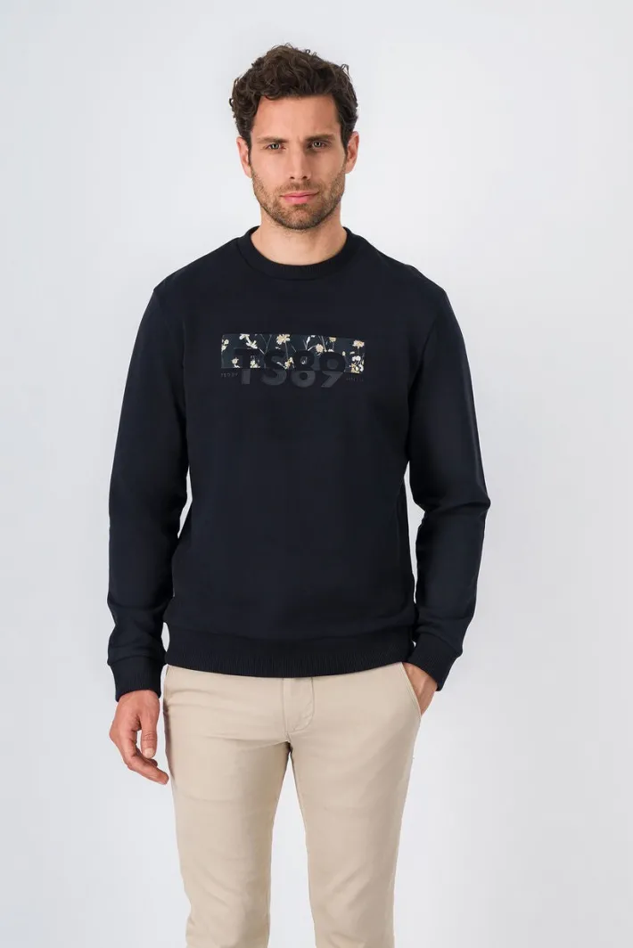 Teddy Smith Sweat à col rond S-EZIO 2 RC CHARBON Cheap