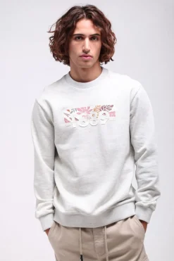 Teddy Smith Sweat à col rond S-EZIO 2 RC BLANC IVOIRE CHINE BLANCIVOIRECHINE Best Sale