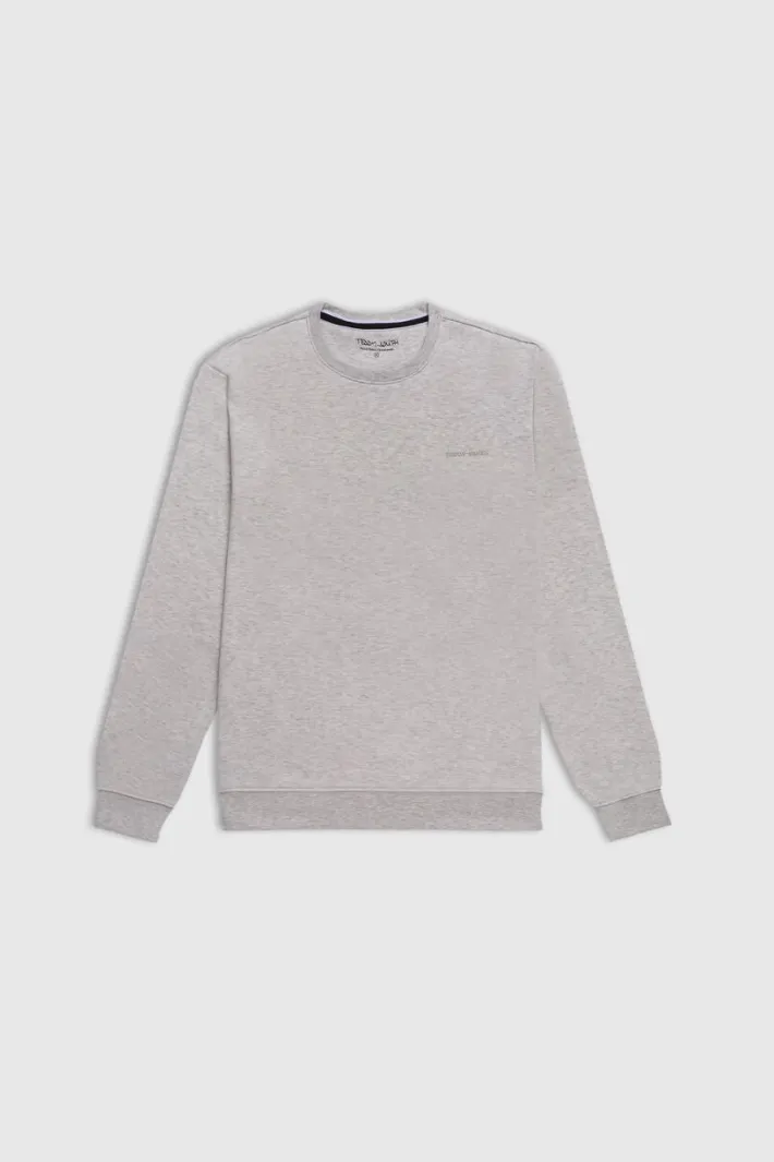 Teddy Smith Sweat col rond NARK RC BLANC IVOIRE CHINE BLANCIVOIRECHINE Clearance