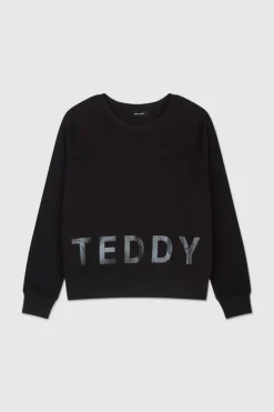Teddy Smith Sweat col rond PATTI JR NOIR Hot