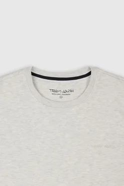 Teddy Smith Sweat col rond S-NARK RC BLANC IVOIRE CHINE BLANCIVOIRECHINE Sale