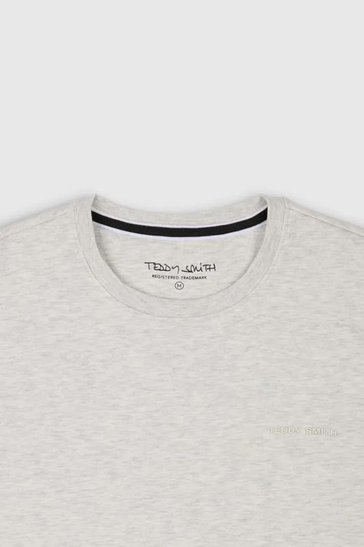 Teddy Smith Sweat col rond S-NARK RC BLANC IVOIRE CHINE BLANCIVOIRECHINE Sale