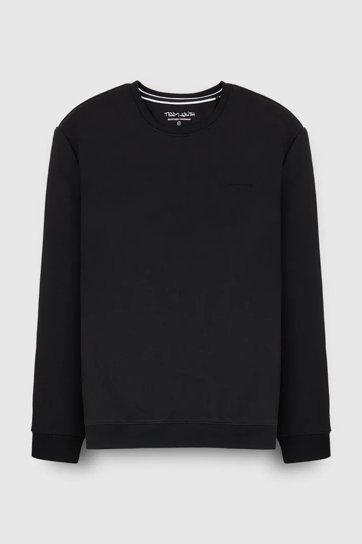 Teddy Smith Sweat col rond S-NARK RC NOIR Flash Sale