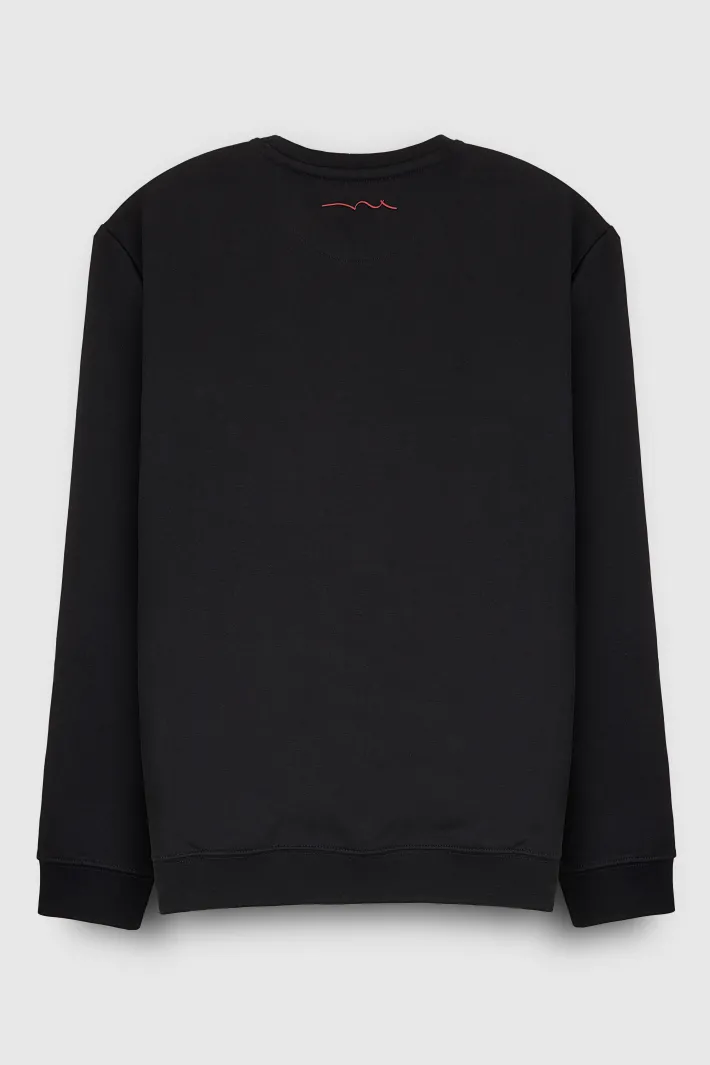 Teddy Smith Sweat col rond S-NARK RC NOIR Flash Sale
