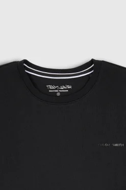 Teddy Smith Sweat col rond S-NARK RC NOIR Flash Sale
