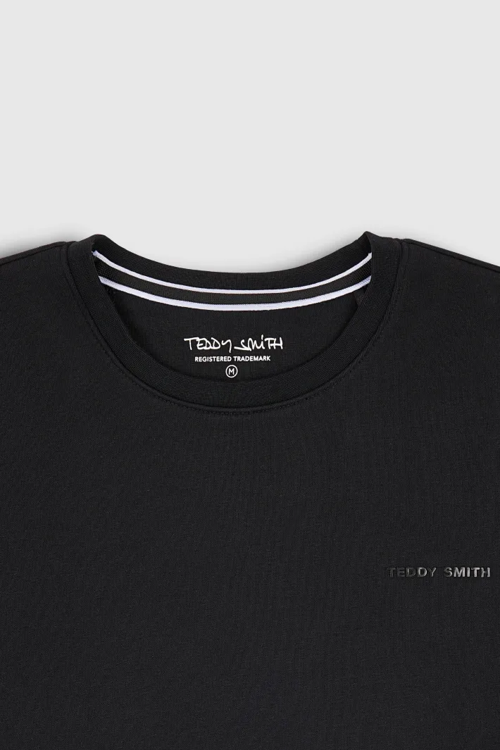 Teddy Smith Sweat col rond S-NARK RC NOIR Flash Sale