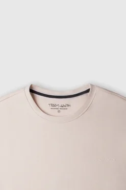 Teddy Smith Sweat col rond S-NARK RC NATUREL Best Sale