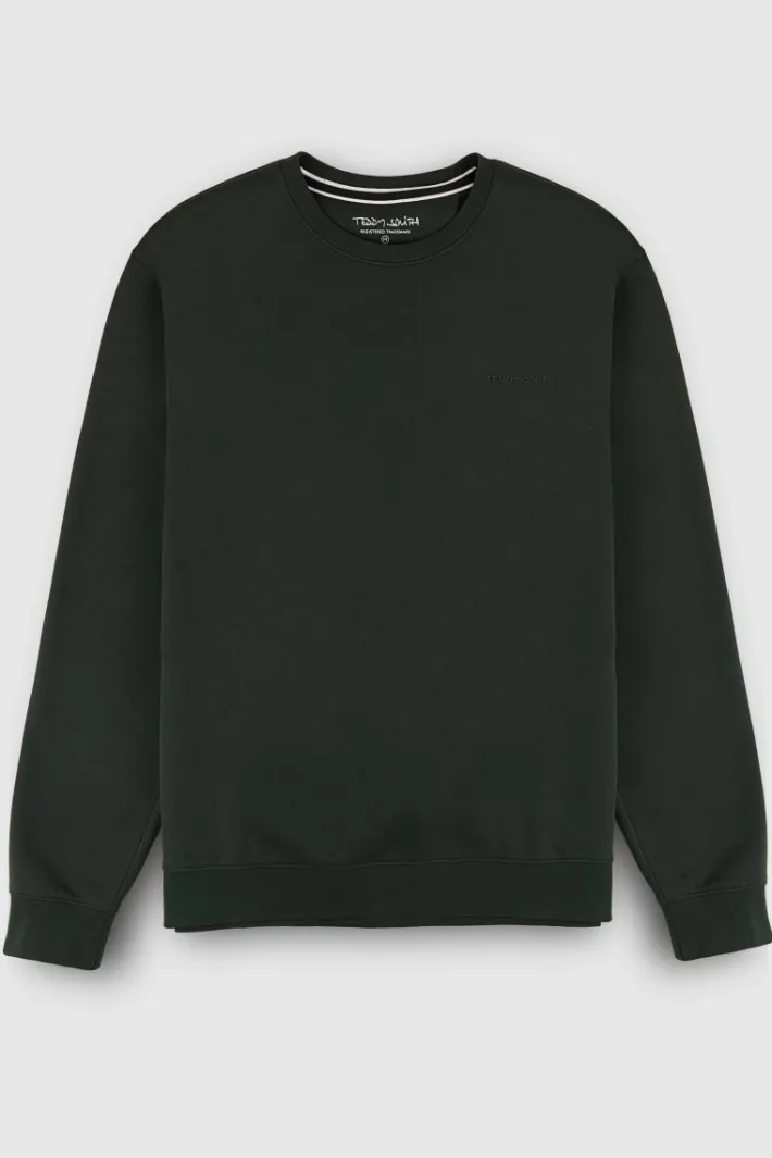 Teddy Smith Sweat col rond S-NARK RC VERT SCARABE VERTSCARABE Cheap