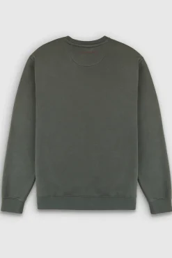 Teddy Smith Sweat col rond S-NARK RC VINTAGE KAKI VINTAGEKAKI Store