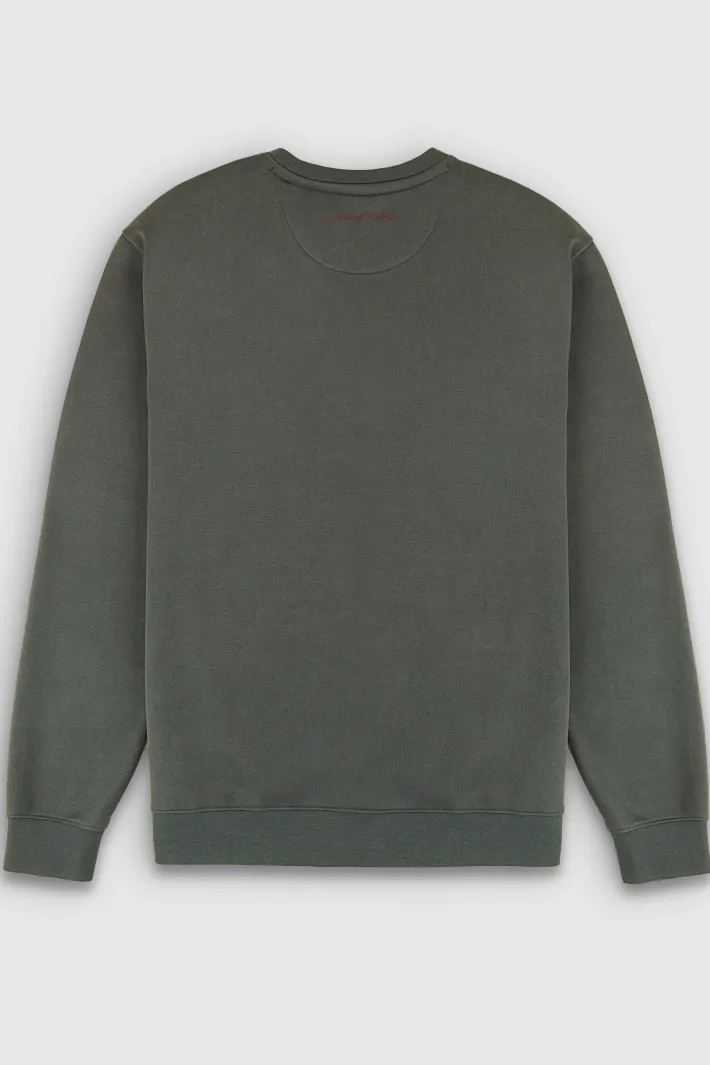 Teddy Smith Sweat col rond S-NARK RC VINTAGE KAKI VINTAGEKAKI Store