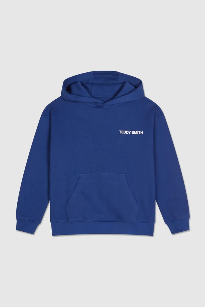 Teddy Smith Sweat molleton avec capuche REQUIRED HOOD BLEU GALAXIE BLEUGALAXIE Cheap