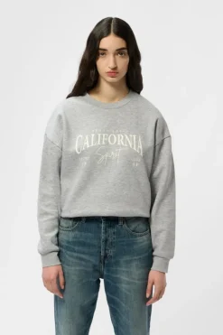 Teddy Smith Sweat S-CALI GRIS CHINE GRISCHINE Discount