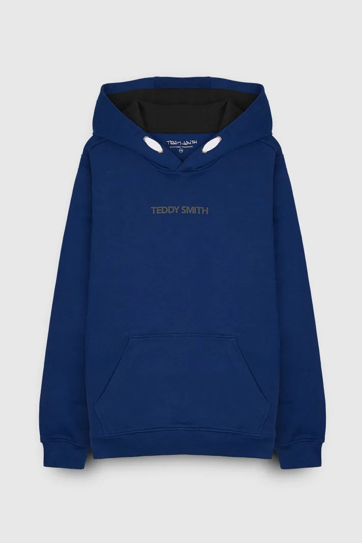 Teddy Smith Sweat S-CALL HOODY JR BLEU GALAXIE BLEUGALAXIE Flash Sale