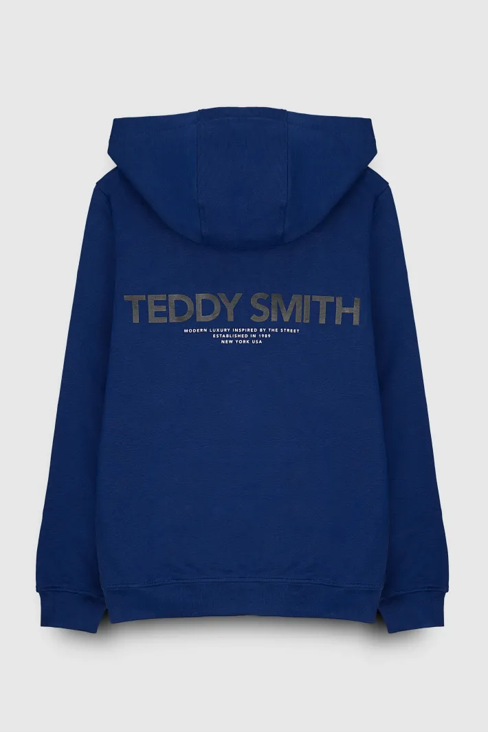 Teddy Smith Sweat S-CALL HOODY JR BLEU GALAXIE BLEUGALAXIE Flash Sale
