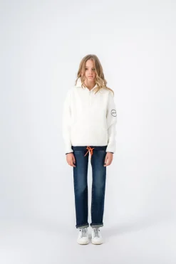 Teddy Smith Sweat sherpa CORA JR MIDDLE WHITE Sale