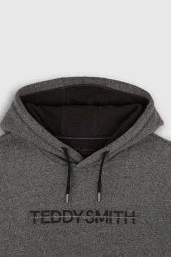 Teddy Smith Sweat S-OSBORN HOODY MELANGE BLACK Best
