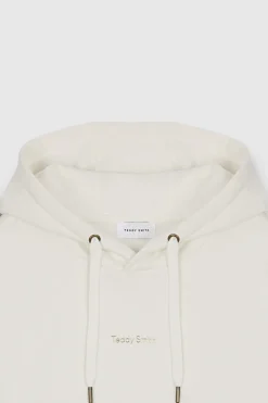 Teddy Smith Sweat S-SOLENE MIDDLE WHITE MIDDLEWHITE Best Sale