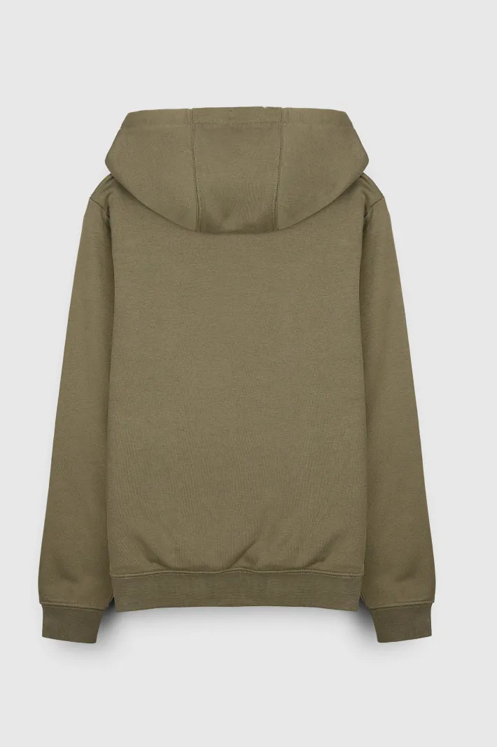 Teddy Smith Sweat S-SOLENE TURBULENCE KAKI TURBULENCEKAKI Outlet
