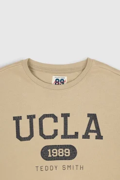 Teddy Smith Sweat S-UCLA RC JR BEIGE Hot