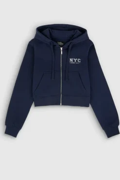 Teddy Smith Sweat zippé à capuche G-HOPE HOODY ZI BLUE INK BLUEINK Flash Sale