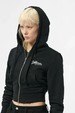 Teddy Smith Sweat zippé à capuche G-HOPE HOODY ZI NOIR Hot