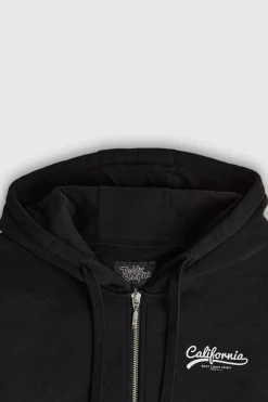 Teddy Smith Sweat zippé à capuche G-HOPE HOODY ZI NOIR Hot