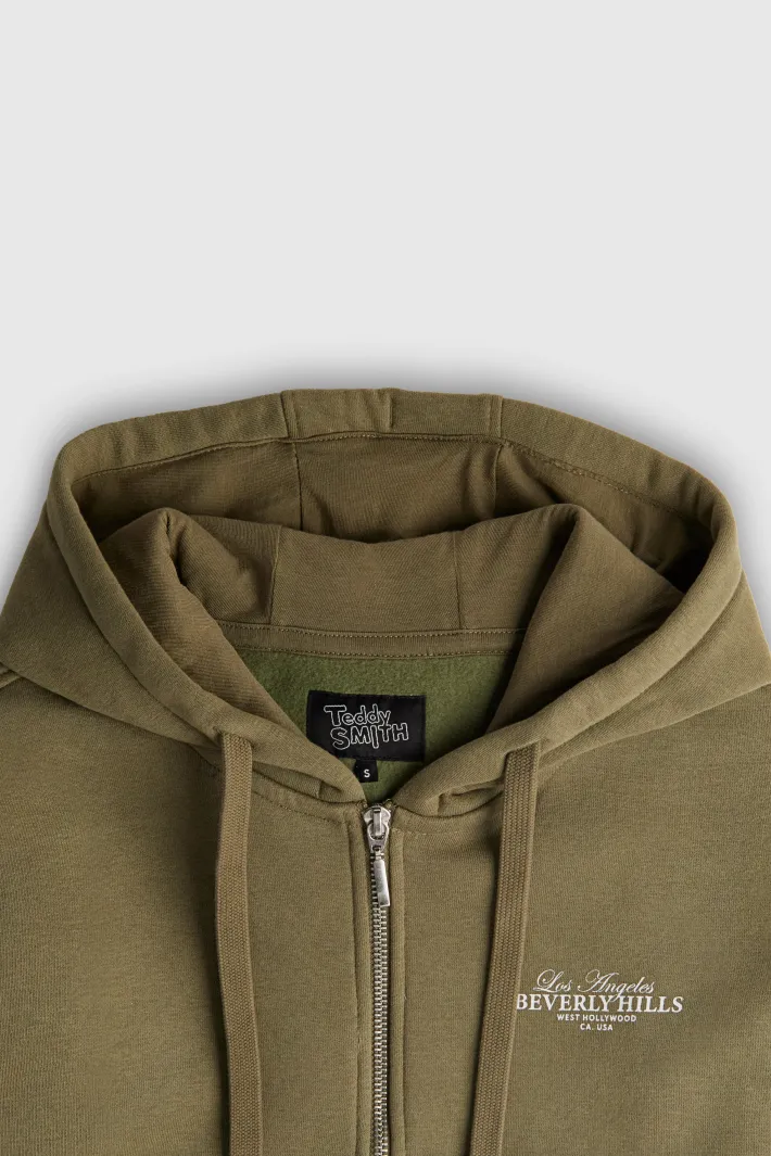 Teddy Smith Sweat zippé à capuche G-HOPE HOODY ZI SURPLUS Flash Sale