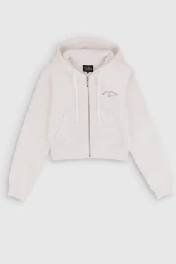 Teddy Smith Sweat zippé à capuche G-HOPE HOODY ZI BLANC Best Sale