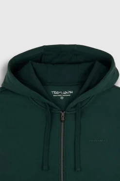 Teddy Smith Sweat zippé à capuche GICLASS LITTLE VERT SCARABE VERTSCARABE Clearance