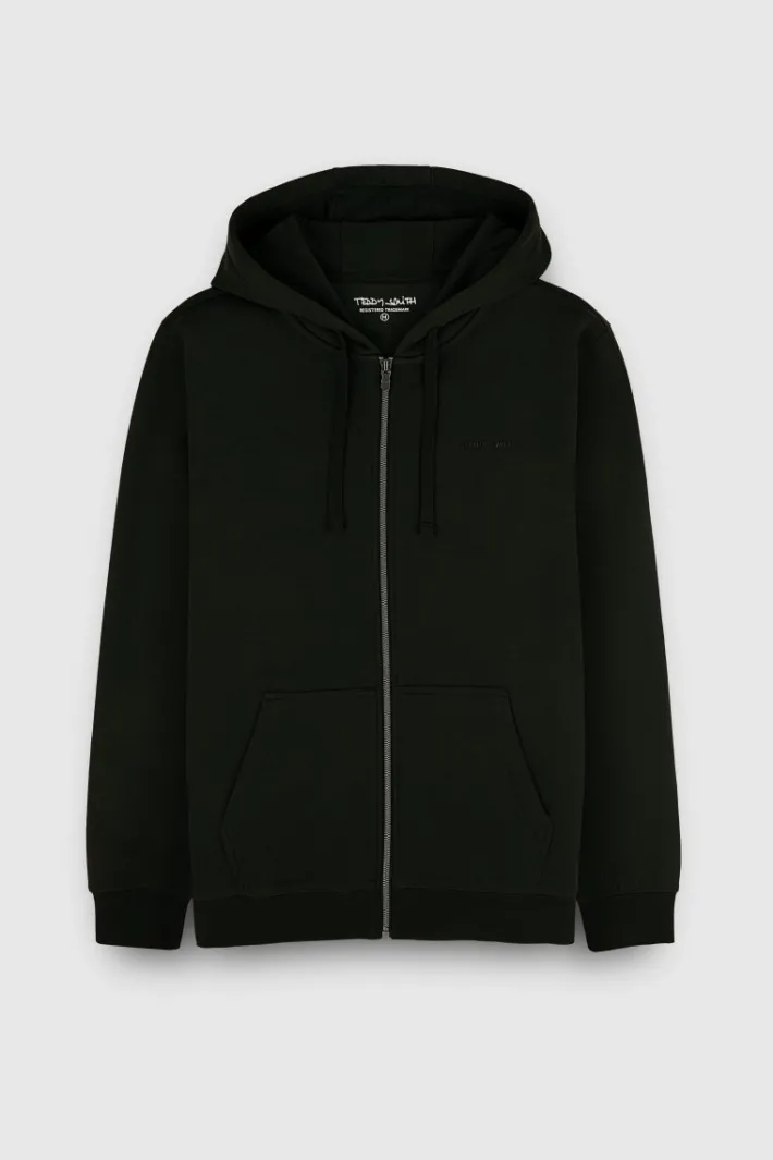 Teddy Smith Sweat zippé à capuche GICLASS LITTLE NOIR Fashion
