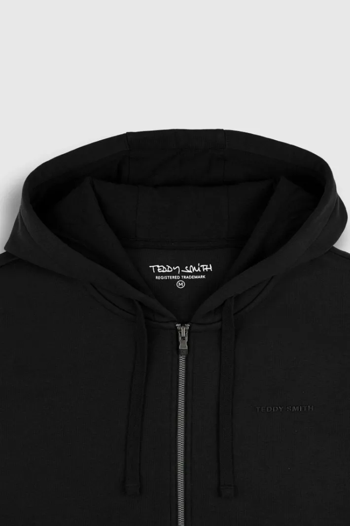 Teddy Smith Sweat zippé à capuche GICLASS LITTLE NOIR Fashion