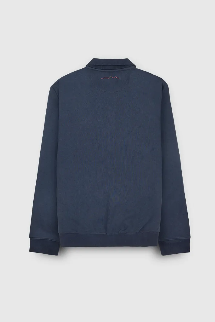 Teddy Smith Sweat zippé col montant G-NARKUS ZIP TOTAL NAVY TOTALNAVY Discount