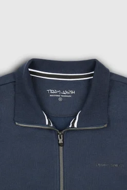 Teddy Smith Sweat zippé col montant G-NARKUS ZIP TOTAL NAVY TOTALNAVY Discount