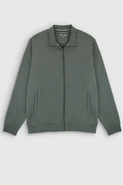 Teddy Smith Sweat zippé col montant G-NARKUS ZIP VINTAGE KAKI VINTAGEKAKI Flash Sale