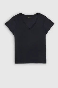 Teddy Smith Top col V T-POETI DARK NAVY DARKNAVY Discount