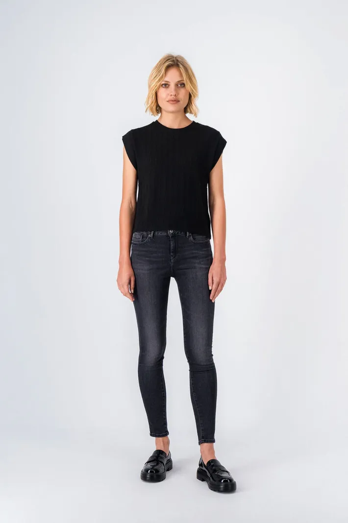 Teddy Smith Top en maille ELISA NOIR Outlet