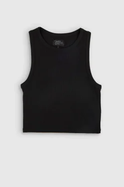 Teddy Smith Top sans manches DEB US RIB NOIR Clearance