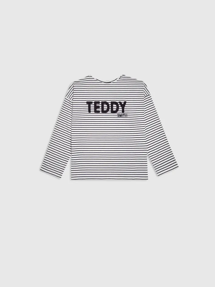 Teddy Smith Top T-JENIFER JR TOTAL NAVY Best Sale