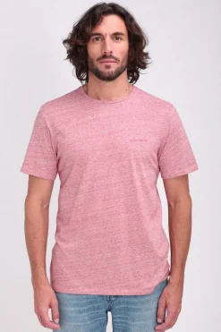 Teddy Smith T-shirt chiné col rond T-NARK ROUGE CORAIL CHINE ROUGECORAILCHINE Best