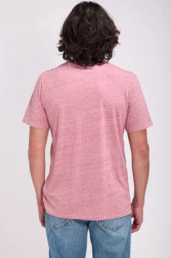 Teddy Smith T-shirt chiné col rond T-NARK ROUGE CORAIL CHINE ROUGECORAILCHINE Best