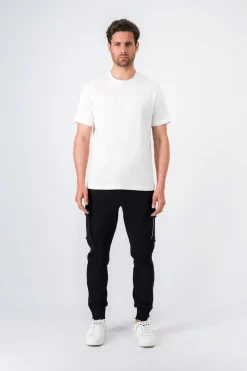 Teddy Smith T-shirt col rond avec découpe KENZIE MC MIDDLE WHITE Hot