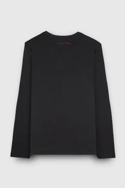Teddy Smith T-shirt col rond EVAN ML JR DARK NAVY DARKNAVY Outlet