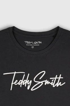 Teddy Smith T-shirt col rond EVAN ML JR DARK NAVY DARKNAVY Outlet