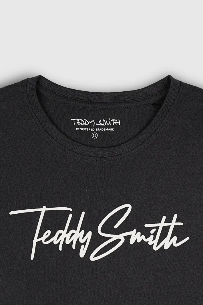 Teddy Smith T-shirt col rond EVAN ML JR DARK NAVY DARKNAVY Outlet